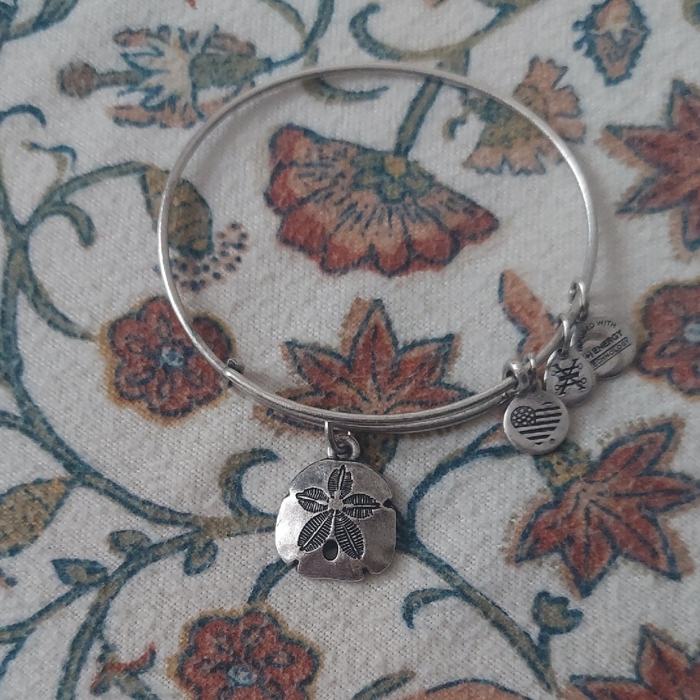 Alex and Ani Sand Dollar Bangle Bracelet